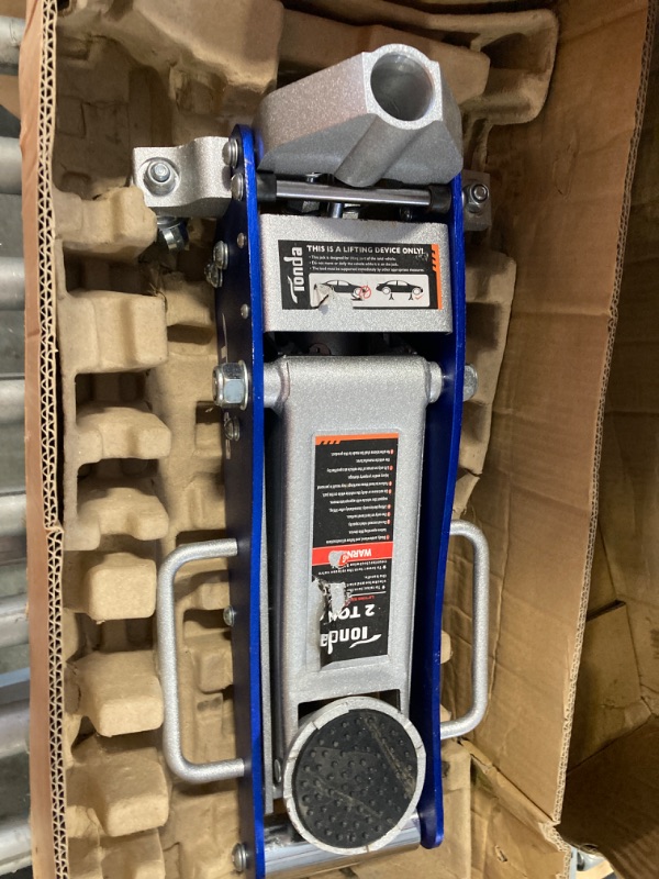 Photo 2 of ARCAN TOOLS 3 Ton (6,000 lbs.) Hybrid Heavy Duty Aluminum and Steel Low Profile Floor Jack with Dual Pistons Reinforced Lifting Arm (A20001) 3 Ton Hybrid