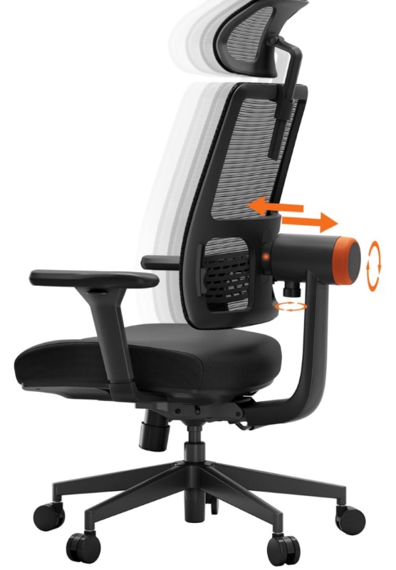 Photo 1 of ***USED*****Newtral Ergonomic Home Office Chair, High Back Desk Chair with Unique Adaptive Lumbar Support, Adjustable Headrest, Seat Depth Adjustment, 96°-126° Tilt Function, 4D Armrest Recliner