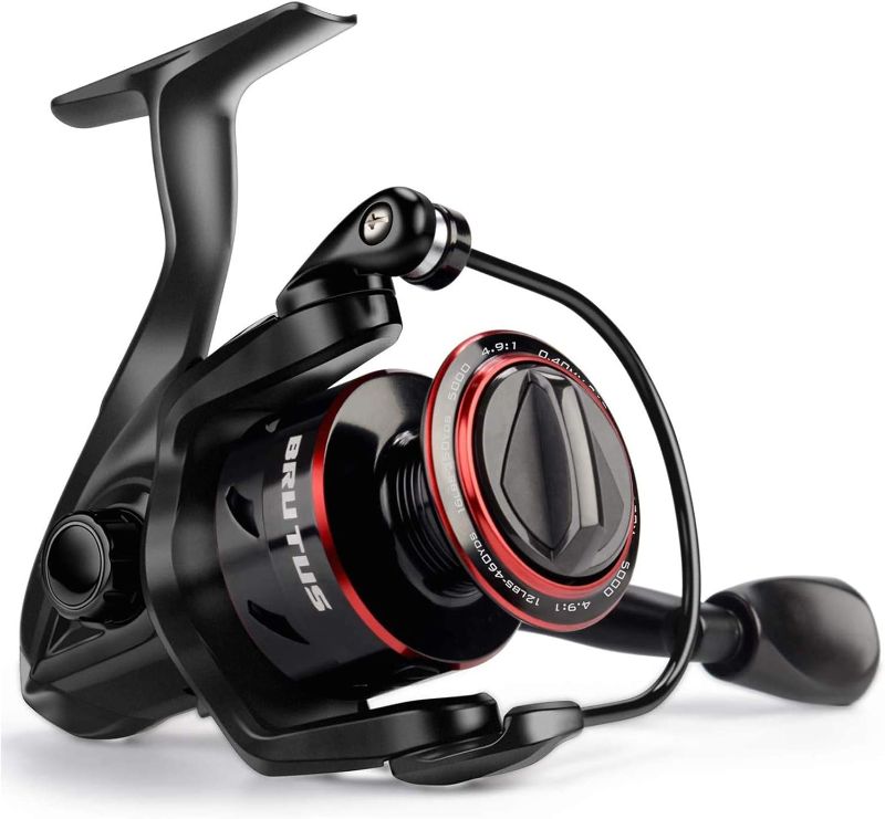 Photo 1 of 
KastKing Brutus Spinning Reel, Freshwater Spinning Fishing Reels, Graphite Frame, CNC Aluminum Spool, 5.2:1 Gear Ratio, 4+1 Ball Bearings
Style:5000