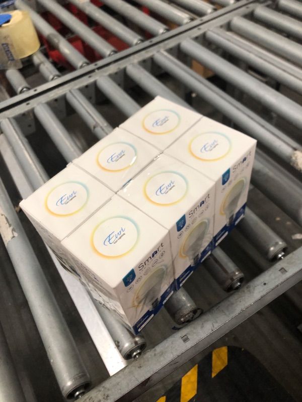 Photo 1 of 6pcs***Euri Lighting WiFi Smart Bulb A19, 60W Equal, CCT Tunable, Compatible with Amazon Alexa & Google Assistant, No Hub Required, Model Number: LIS-A1000