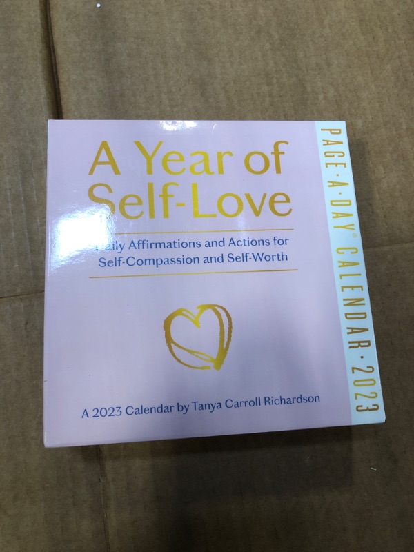 Photo 2 of A Year of Self-Love Page-A-Day Calendar 2023: Daily Affirmations and Actions for Self-Compassion and Self-Worth Calendar – Day to Day