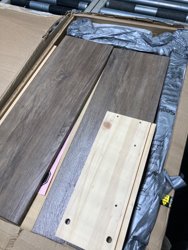 Photo 1 of 5-Drawer Dresser, Weathered Oak with Antique Handles