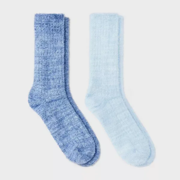 Photo 1 of *** AS IS / FINAL SALE - NO RETURNS *** Women's Brushed Terry Lined Cozy Crew Socks - Auden™ 4-10