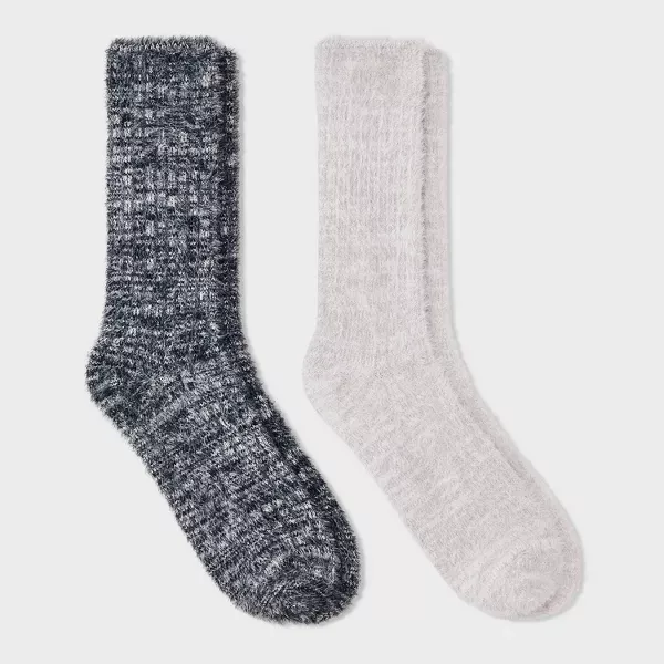 Photo 1 of *** AS IS / FINAL SALE - NO RETURNS *** Women's Brushed Terry Lined Cozy Crew Socks - Auden™ 4-10