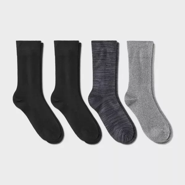 Photo 1 of *** AS IS / FINAL SALE - NO RETURNS *** Women's Ultra Smooth Supersoft Fine Gauge Knit Crew Socks - Auden™ 4-10
