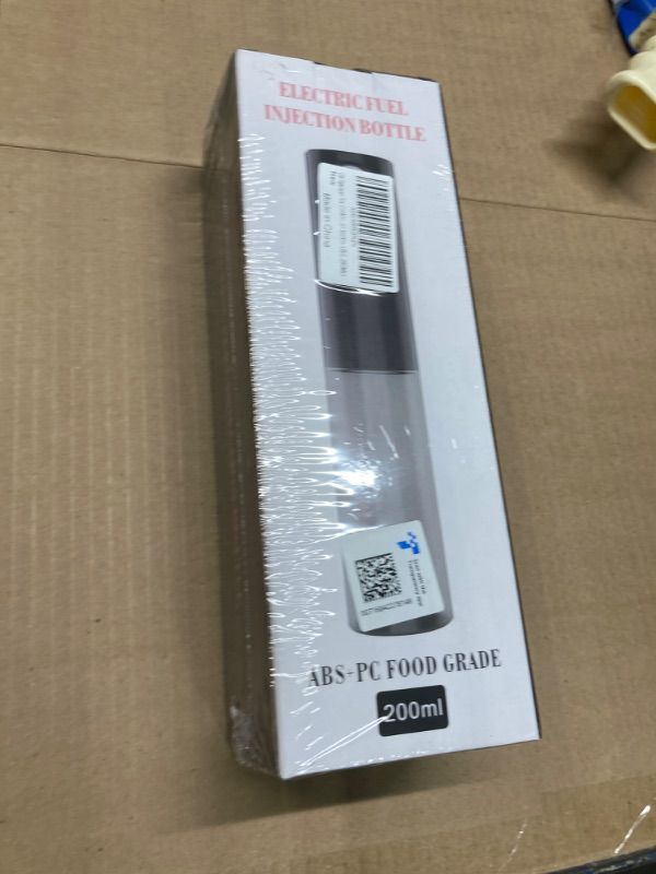 Photo 2 of ****USED*** Oil Sprayer for Cooking - Electric Olive Oil Sprayer - Continuous Spray with Portion Control - Oil Spray Bottle - Two Spray Methods, Kitchen Gadgets Accessories for Air Fryer(Glass Bottle, USB, 200ML)  *** Factory Sealed ***
