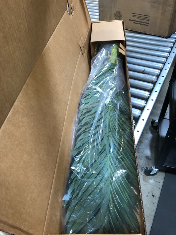 Photo 1 of  2pcs Imitation Plants Fake Tropical Plant Party Mini Fake Fern Plant Fake Tropical Palm Fronds House Plants 