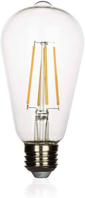 Photo 1 of      Haian Support ST64 Dimmable Vintage Edison Led Bulbs,6W Filament Light Bulb,60W Incandescent Equivalent,2700k Warm Light E26 Base,1 Pack
 