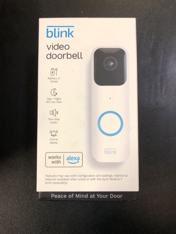 Photo 3 of Blink Video Doorbell - Wired/Wireless - White