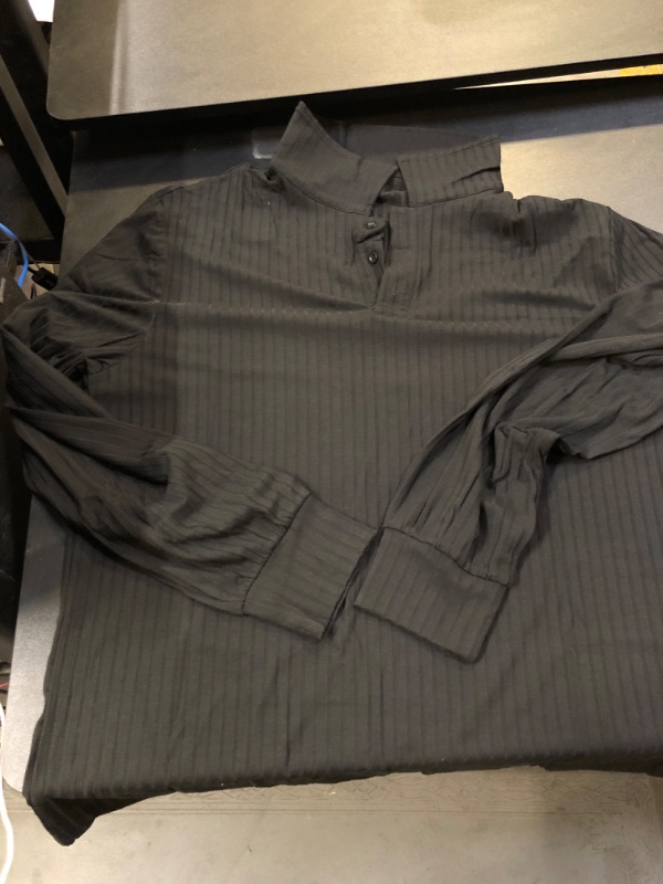 Photo 1 of Black Long Sleeve Shirt Large 