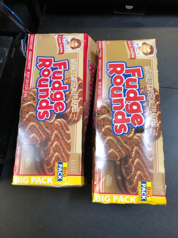 Photo 2 of Little Debbie's Fudge Rounds 12 ct (PACK OF 2) (BB 18MAY2024)