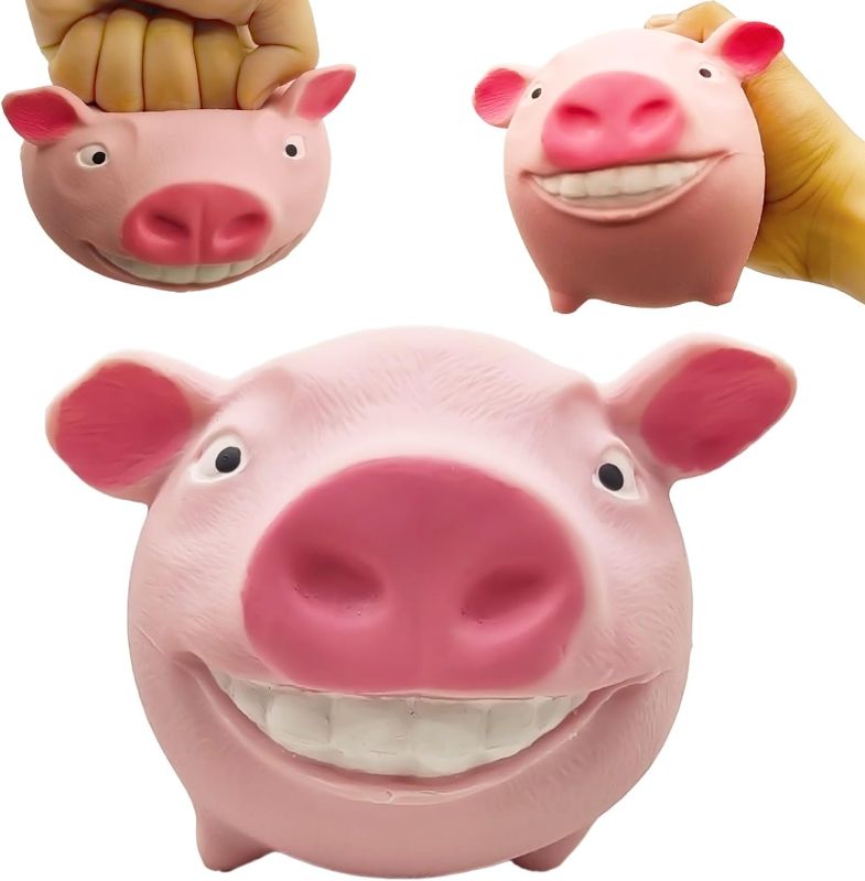 Photo 1 of Novelty Oversized Squishy Pig Stress Toy,Funny Pink Money Pot Pig Stretch Toy for Kids Adults,Pink Pig Squeeze Toys Gifts for Easter,Christmas,Birthday
