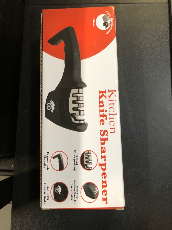 Photo 1 of 5-in-1 Kitchen Knife Accessories:Tendiris 4 Stage Knife Sharpener With Cut-Resistant Glove. Professional Help Repair, Restore and Polish Blades Quickly for Blades.It will be indispensable for kitchen.