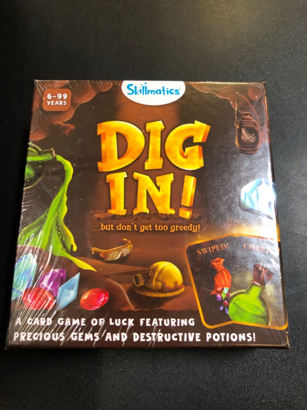 Photo 2 of Skillmatics Card Game - Dig in, Fun & Fast-paced Game of Luck, Perfect for Family Game Night, Gifts for Ages 6 and Up, Endless Replayability