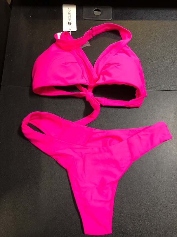 Photo 1 of Neon Pink Bikini Set Small 