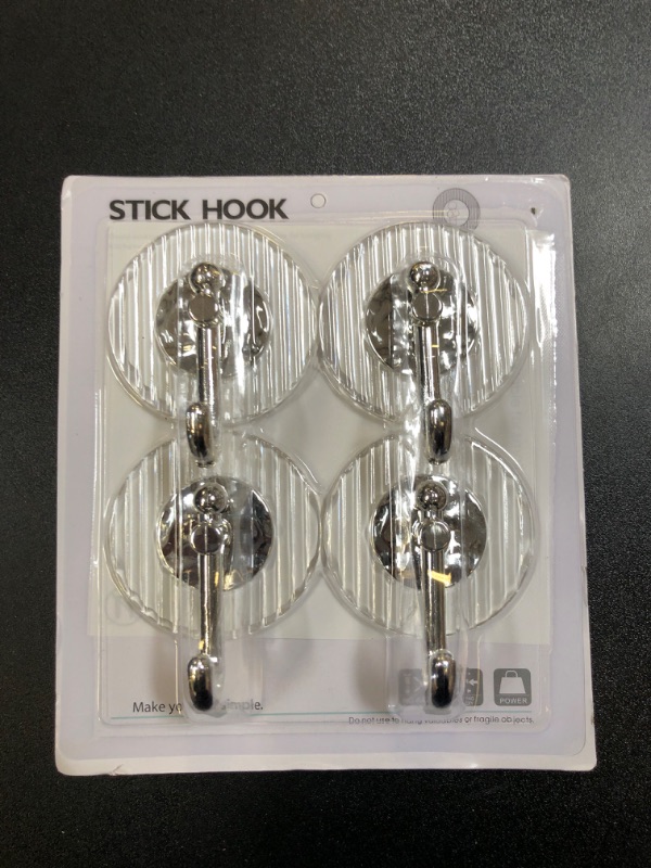 Photo 1 of 4 Pack Stick Hooks 