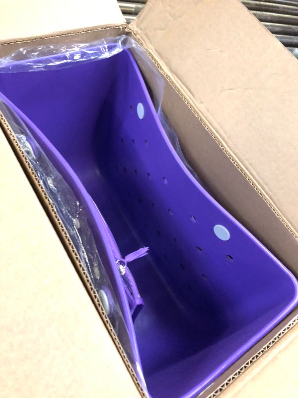 Photo 1 of PURPLE PLASTIC CONTAINER 