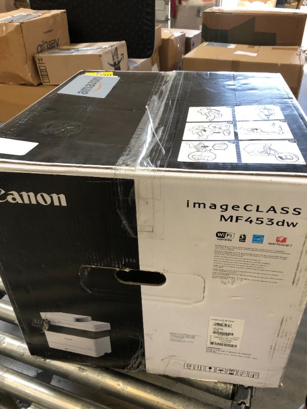 Photo 4 of Canon imageCLASS MF453dw All-in-One Wireless Monochrome Laser Printer | Print, Copy, & Scan| | 5" Color Touch LCD | One Pass Duplex Scan Monochrome Printer without Fax