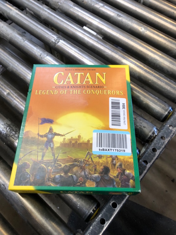 Photo 2 of CATAN Legend of The Conquerors Scenario for CATAN Cities and Knights Board Game Expansion | Family Board Game | Adventure Board Game | Ages 12+ | for 3 to 4 Players | Made by Catan Studio