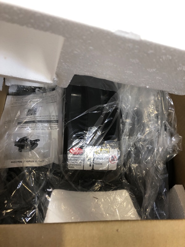 Photo 1 of Under Desk Elliptical, Electric Foot Pedal Exerciser, Fully Assembled Seated Elliptical, Compact Portable Elliptical Machine Trainer with Remote Control, Mini Elliptical Leg Exerciser for Home Silver