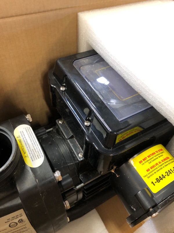 Photo 5 of **FINAL SALE** Everbilt 1.5 HP Variable Speed Pool Pump (USED , UNABLE TO TEST)
