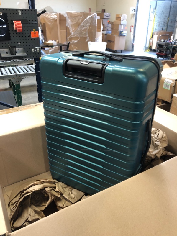 Photo 2 of LAARGE SUITCASE (BLUE GREEN)