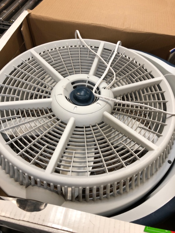 Photo 2 of Lasko Wind Machine Air Circulator Floor Fan, 3 Speeds, Pivoting Head for Large Spaces, 20", 3300, White