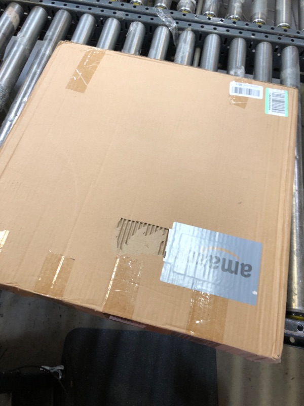 Photo 1 of Hanobe Square Large Ottoman Tray: Extra Large Serving Tray with Handles Rustic Wood Decorative Coffee Table Trays Farmhouse Home Decor for Living Room Kitchen Counter 22" x 22" Square 22" Light Burnt Wood