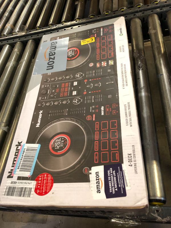 Photo 8 of Numark Mixtrack Platinum FX 4-Deck Serato DJ Controller with Jog Wheel Displays and FX Paddles
