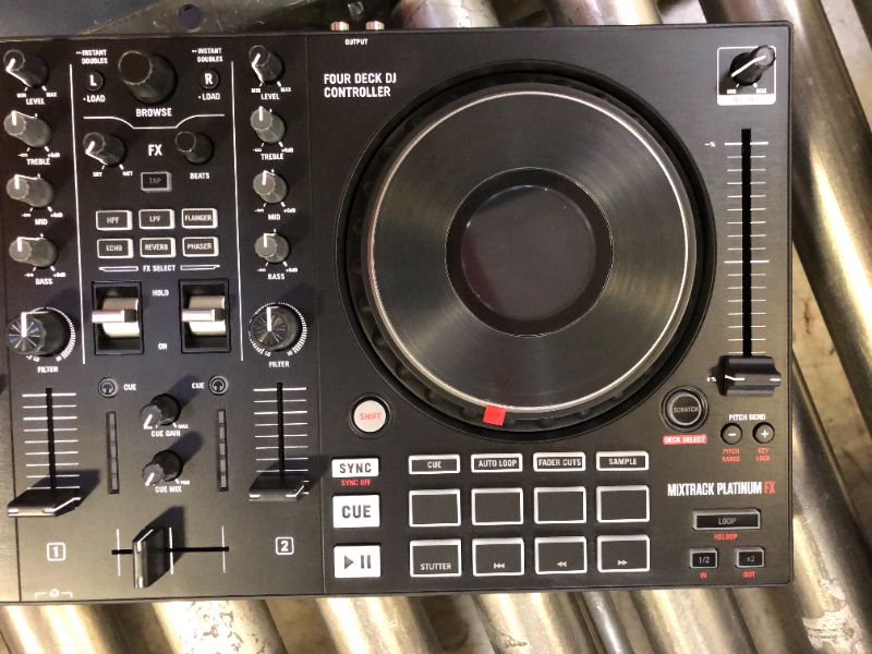 Photo 5 of Numark Mixtrack Platinum FX 4-Deck Serato DJ Controller with Jog Wheel Displays and FX Paddles
