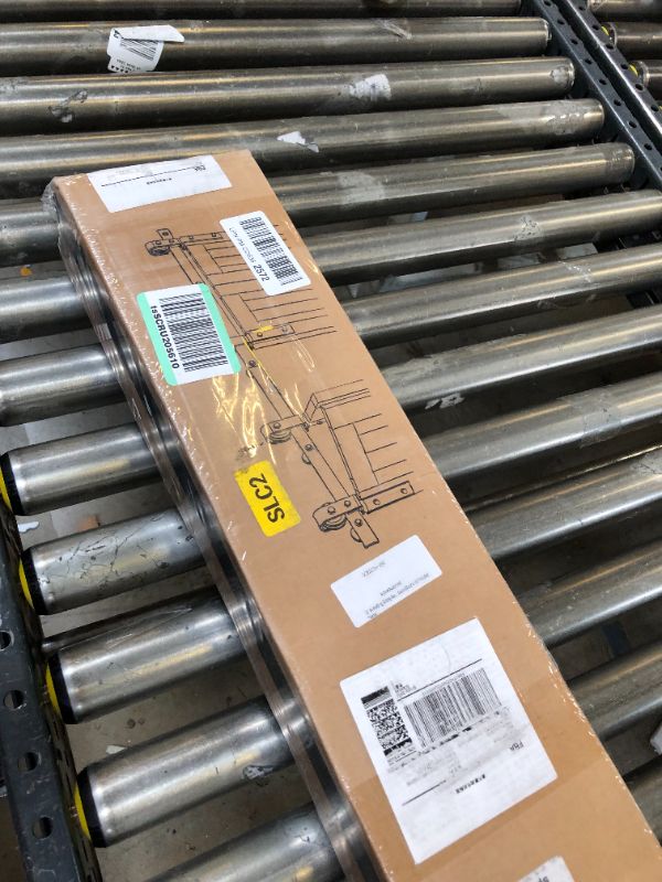 Photo 1 of ZEKOO 72" Bi-Folding Sliding Barn Door Hardware Kit for 4 Closet Doors, Bifold Barn Door Kit for Closet, Front Mount and Top Mount Black Roller Track Kit for Folding Barn Doors [Doors not Included] 72" for 4 Doors