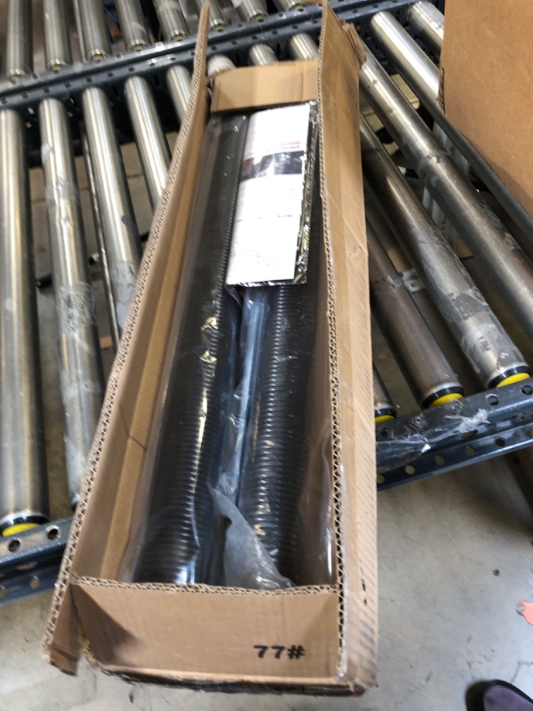 Photo 2 of Pair of 2" Garage Door Torsion Springs Set with Non-Slip Winding Bar & Gloves,High Precision Electrophoresis Black Coated, for Replacement & Installation, MIN 16,000 Cycles (0.207x2''x27'') 0.207X2"X27"