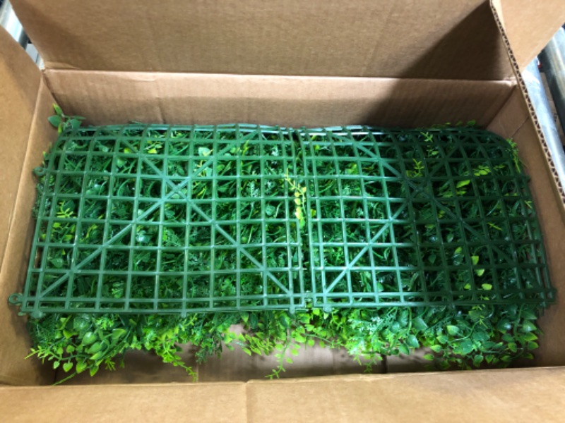 Photo 1 of 20 x 20 Lush Mediterranean Artificial Fern Wall Panel UV Resistant (Indoor/Outdoor)
