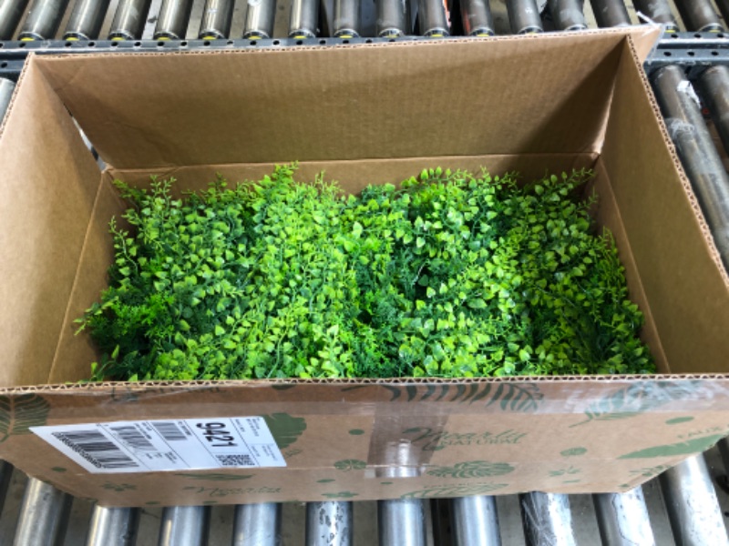 Photo 1 of 20 x 20 Lush Mediterranean Artificial Fern Wall Panel UV Resistant (Indoor/Outdoor)