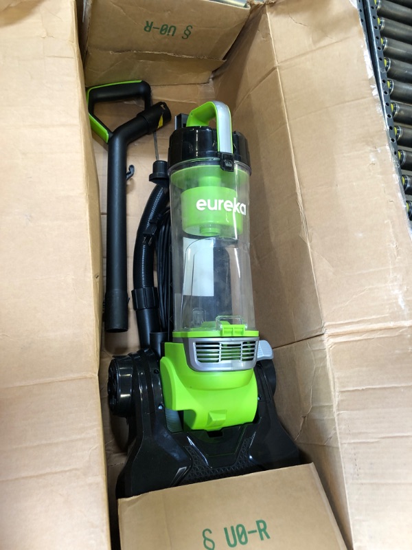 Photo 2 of Eureka Powerful Bagless Upright Carpet and Floor Airspeed Ultra-Lightweight Vacuum Cleaner, w/Replacement Filter, Green
