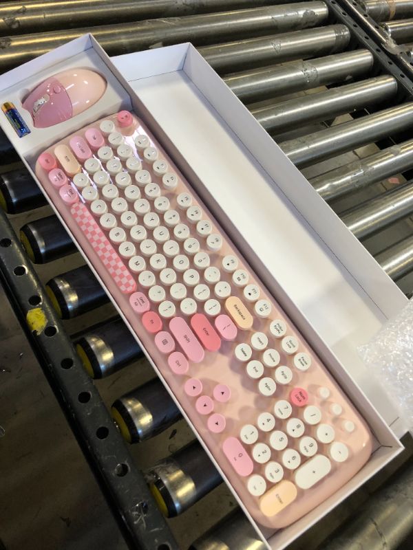 Photo 1 of PINK WIRELESS KEYBOARD AND MOUSE SET, PINK
