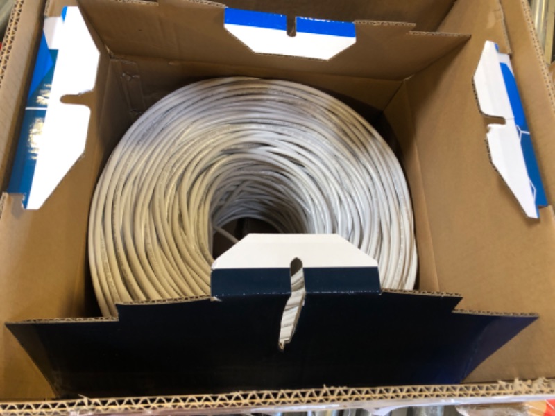 Photo 2 of MONK CABLES | CAT6 Plenum Cable 1000FT | UTP, 23AWG, 550MHz | DSX-8000 Fluke Test Certified | Most Certified Cable of The Whole Market (Black)
