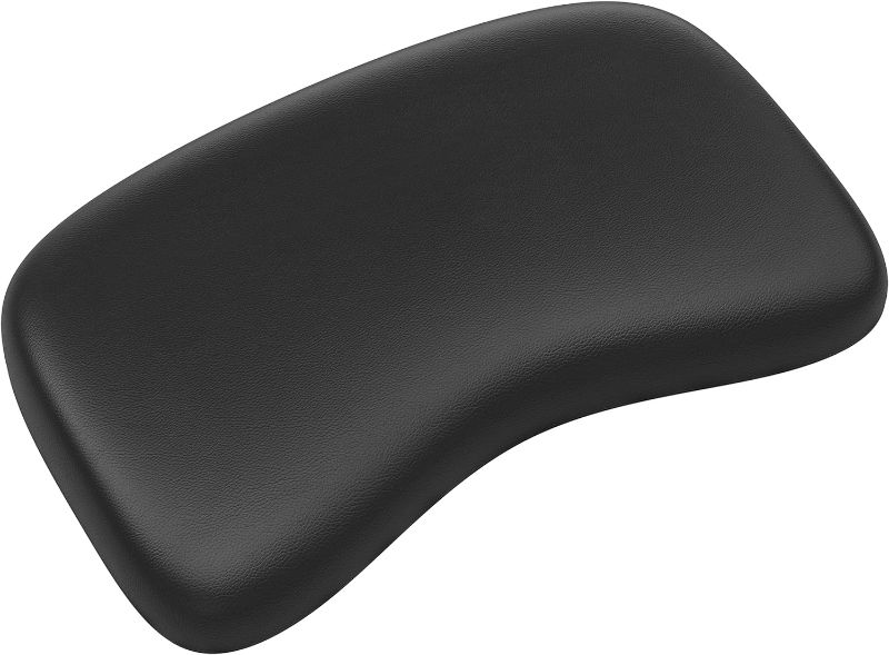 Photo 1 of HONKID Elbow Pad for Desk, Ergonomic PU Leather Surface Elbow Rest, Cooling Gel Wrist Rest Elbow Pad Relieve Wrist and Elbow Pain Comfortable Non-Skid (1 PC, Black)
