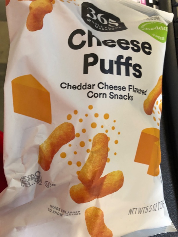 Photo 2 of 365 by Whole Foods Market, Cheese Puffs, 5.5 Ounce 3pcs