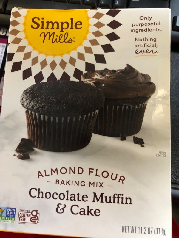 Photo 2 of Simple Mills Almond Flour Baking Mix, Chocolate Muffin & Cake Mix - Gluten Free, Plant Based, Paleo Friendly, 11.2 Ounce (Pack of 1) Chocolate Muffin & Cupcake Mix 11.2 Ounce (Pack of 1)