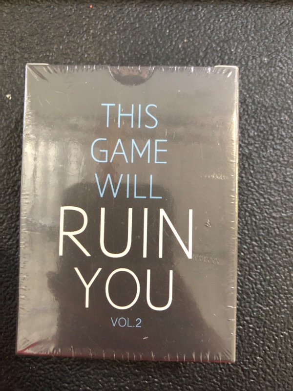 Photo 1 of This Game Will Ruin You Vol 2 - Card Games for Adults Party, Hen Party Games, Adult Card Games for Stag Do | Adult Games for Uni Students Pre Parties | Hen Do Games | Fun Card Games for Adults