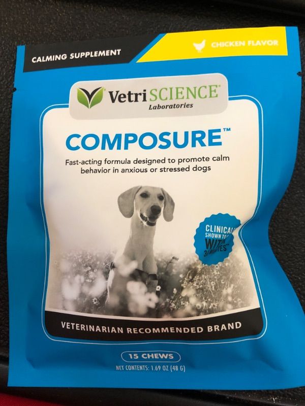 Photo 1 of VetriScience Composure Mini Chews for Small Canine Calming Aid - 30 Chews