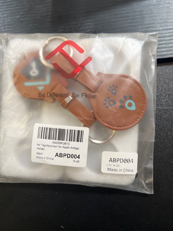 Photo 2 of FINPAC Air Tag Keychain for Apple Airtags Holder House + Footprint 2 pieces