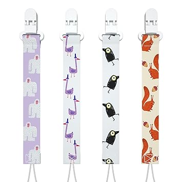 Photo 1 of Giant Cabbage Pacifier Clip, 4-Pack Pacifier Holder Clips for Boys and Girls, Binky Clips for Infant, Pacifier Leash Newborn Baby Gift, Teething Paci Clips(Fluffy)