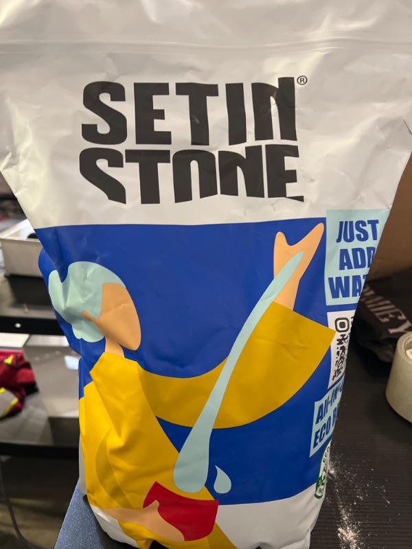 Photo 2 of UNICONE ART SETINSTONE Eco Casting Resin Kit - Sustainable, 1 Bag Mineral + Polymer Powder - All in One, Non-Toxic, Water-Based, Fast Curing & Demolding, Acrylic Resin Kit Molding Powder (6kg/13lbs)