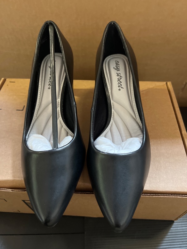 Photo 1 of 7.5  W  Easy Street Womens Black Pointe High Heels