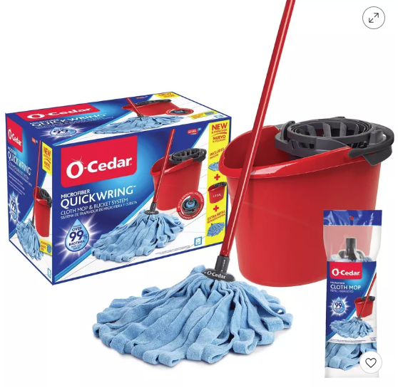Photo 1 of OCEDAR MICROFIBER EASYWIRING SPIN MOP AND BUCKET SYSTEM