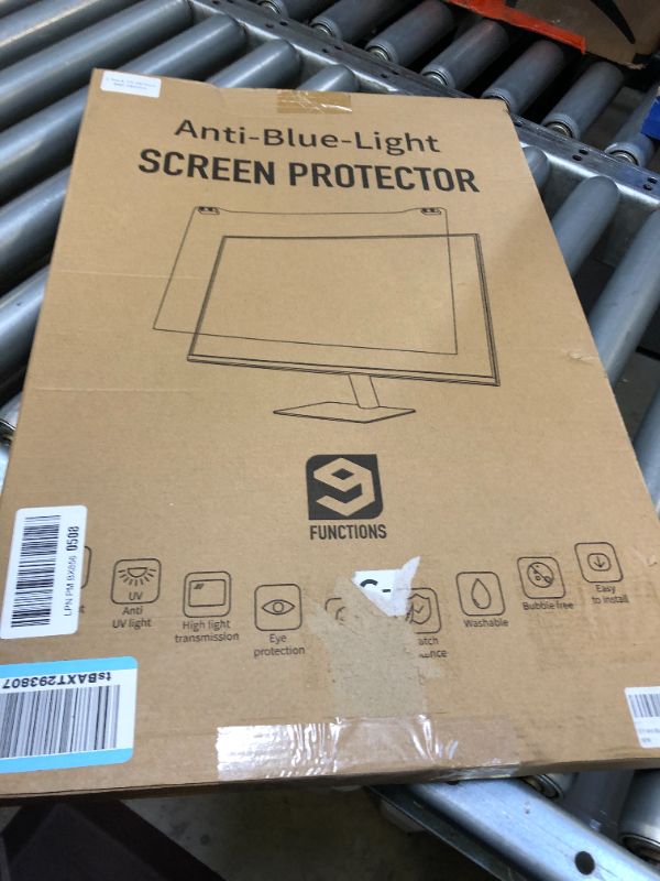 Photo 3 of ZYY 22 Inch (DIAGONAL Excluded Frame) Blue Light Screen Protector For Eye Fatigue, Anti Blue Light, Anti UV, Anti Scratch Widescreen Monitor Filter PC Hanging (W 19 5/16 x H 12 1/2) For Desktop Monitor 22" (DIAGONAL Excluded Frame)-16:10