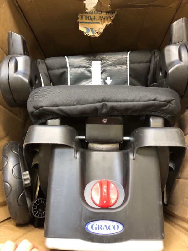 Photo 2 of Graco FastAction Fold Sport Travel System | Includes the FastAction Fold Sport 3-Wheel Stroller and SnugRide 35 Infant Car Seat, Gotham