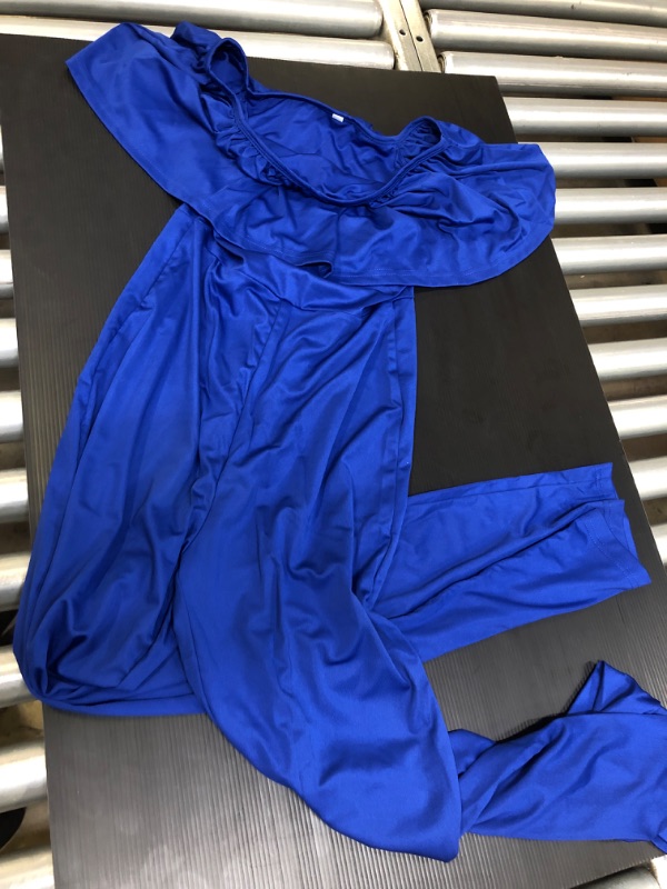 Photo 1 of womens jumpsuit - blue size m 
